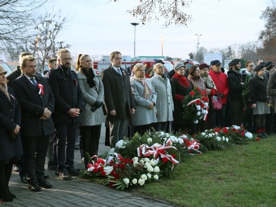 widok uczestników obchodów