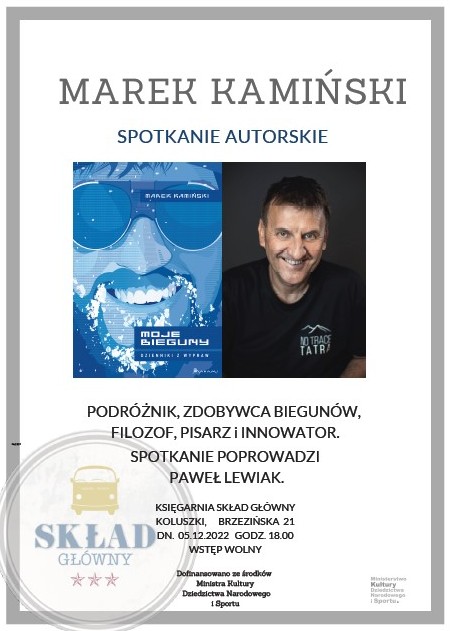 Zaproszenie na spotkanie autorskie  - Marek Kamiński