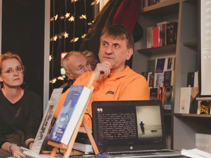 M. Kamiński podczas spotkania