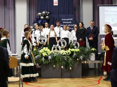 występy podczas otwacia budynku
