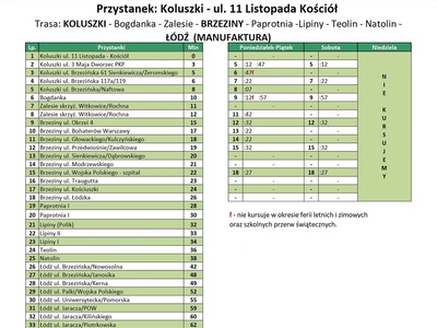 Rozkład jazdy