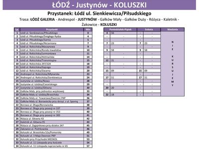 Rozkład jazdy