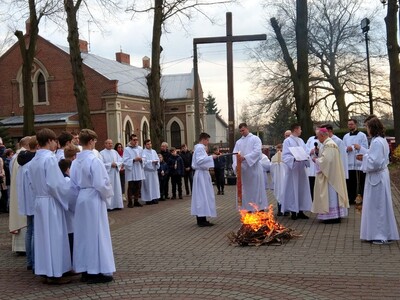 Obchody świąt Wielkiejnocy - parafia w Kaletniku