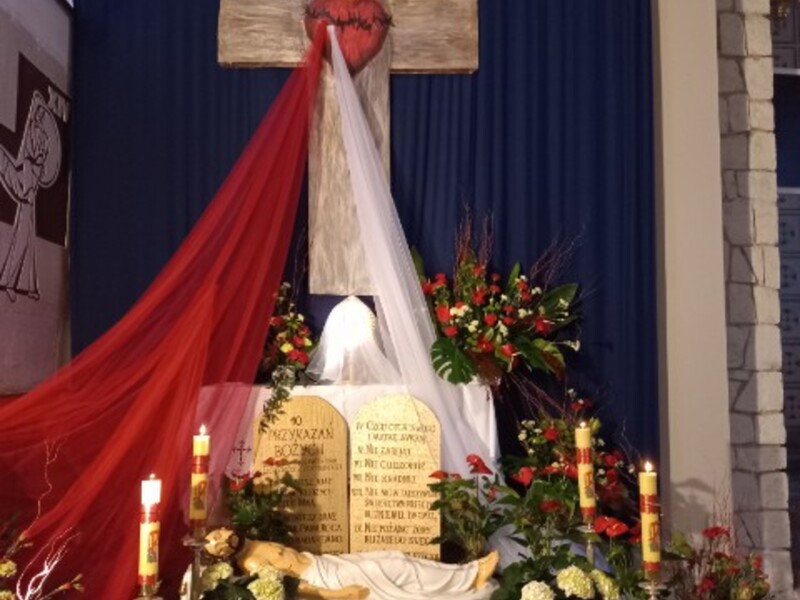 Obchody świąt Wielkiejnocy - parafia w Kaletniku