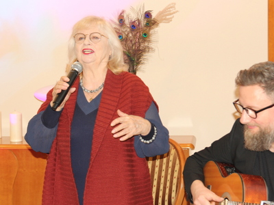 S. Celińska podczas spotkania