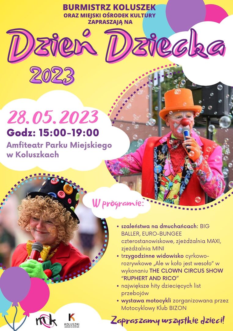 plakat dzień dziecka