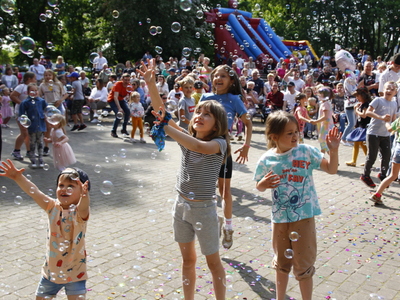 Dzień dziecka w parku