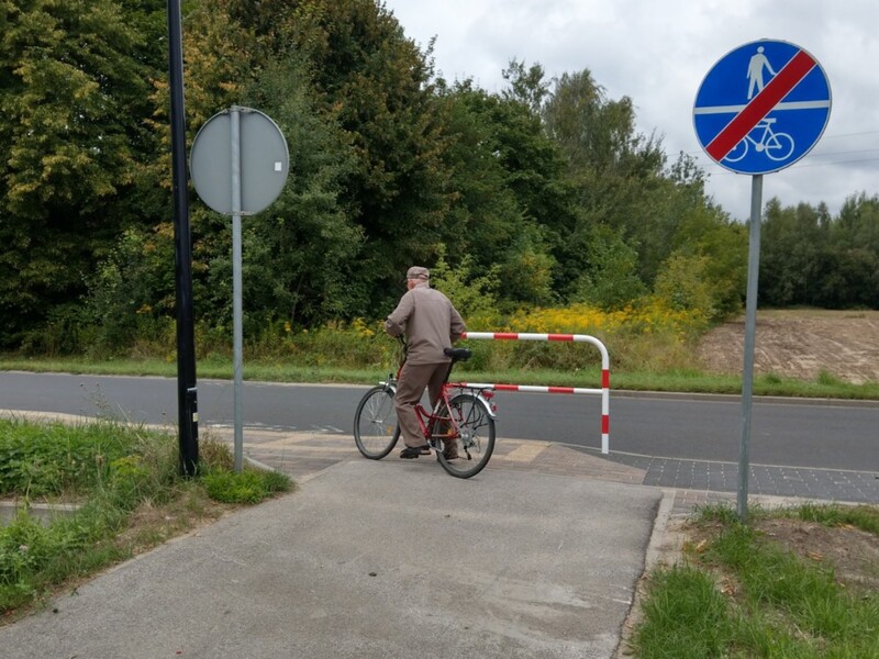 ścieżka rowerowa widok