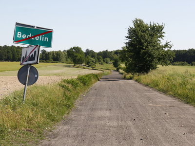 widok droga Będzelin