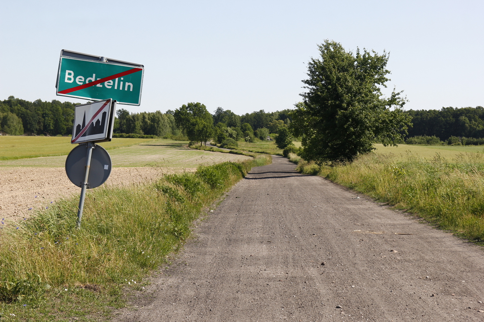 widok droga Będzelin