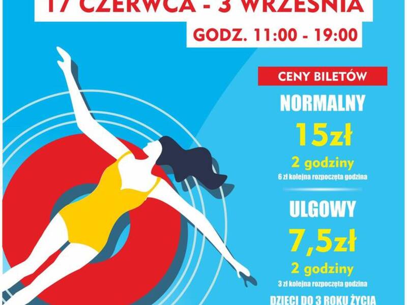 plakat baseny Lisowice