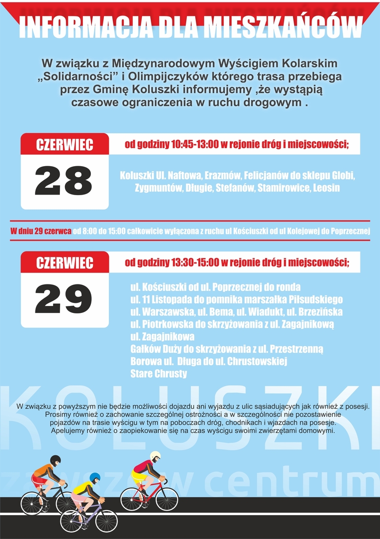 plakat wyścig