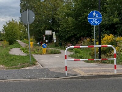 widok ścieżki rowerowej