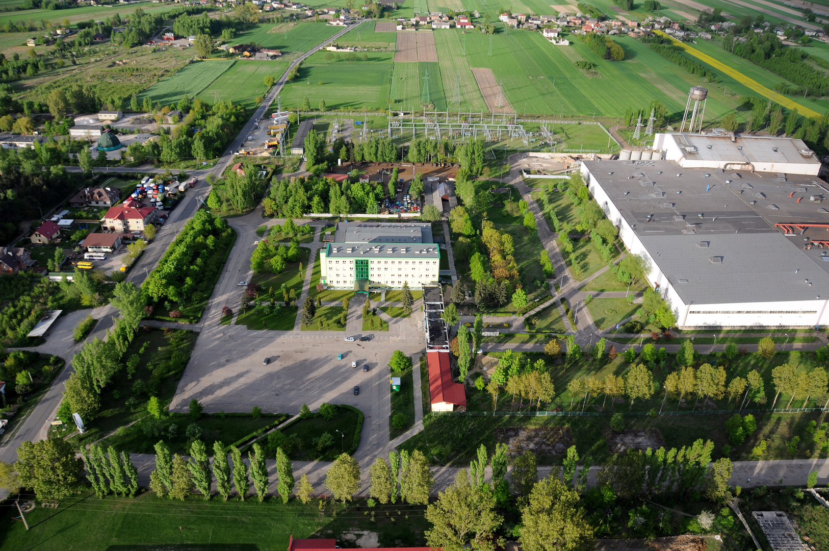 widok UM z lotu ptaka