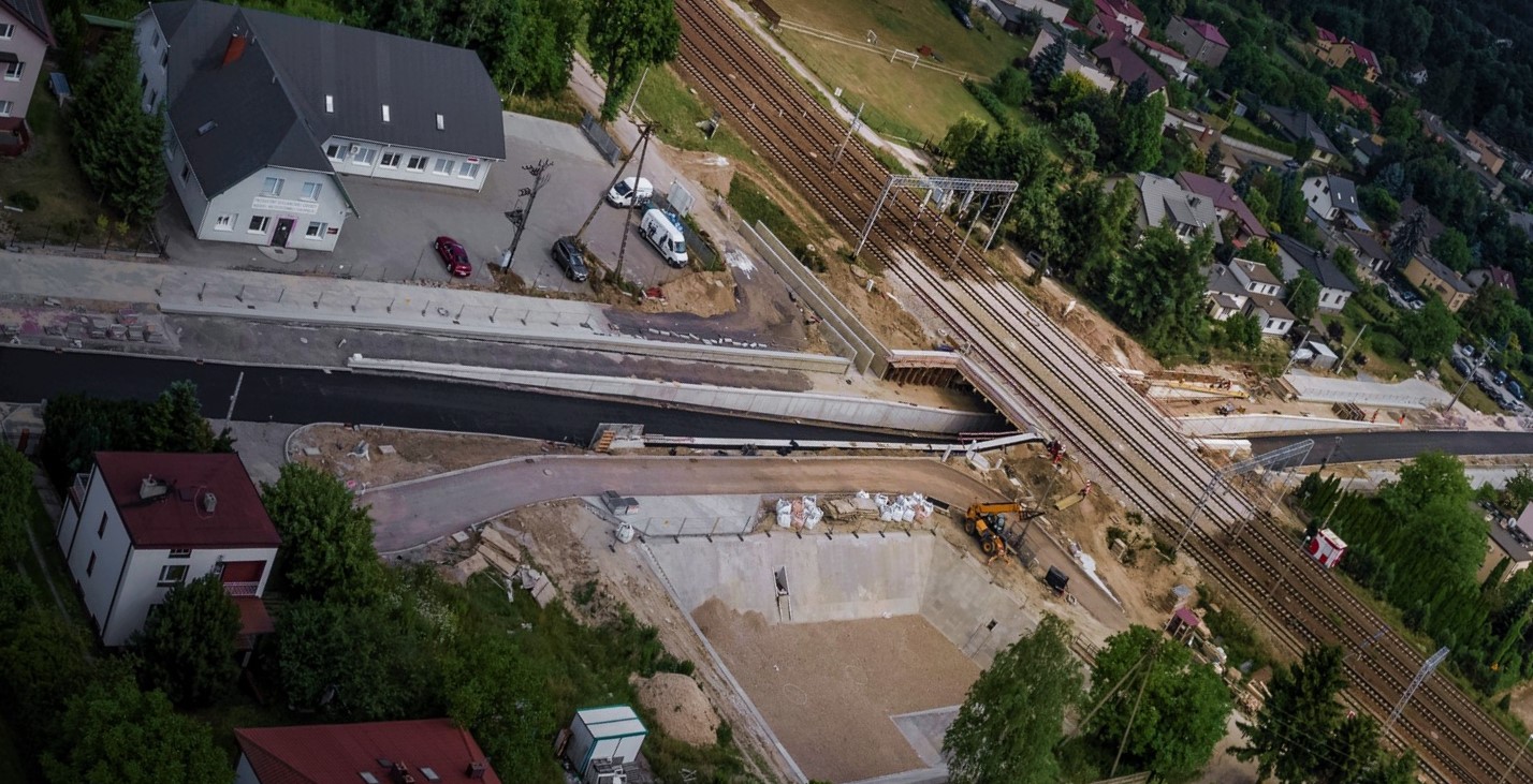 tunel w Gałkowie w trakcie budowy