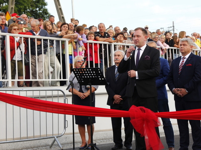 otwarcie tunelu w Gałkowie Dużym