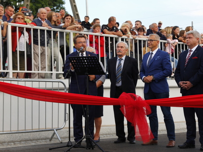 otwarcie tunelu w Gałkowie Dużym