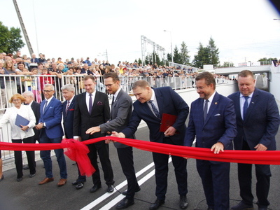 otwarcie tunelu w Gałkowie Dużym