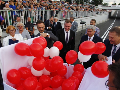 otwarcie tunelu w Gałkowie Dużym