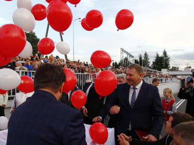 otwarcie tunelu w Gałkowie Dużym