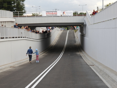 otwarcie tunelu w Gałkowie Dużym