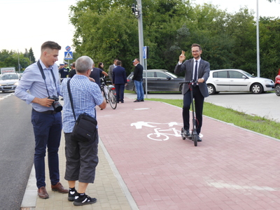 otwarcie tunelu w Gałkowie Dużym