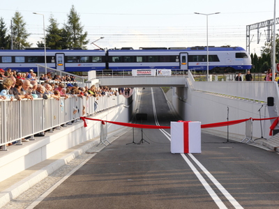 otwarcie tunelu w Gałkowie Dużym