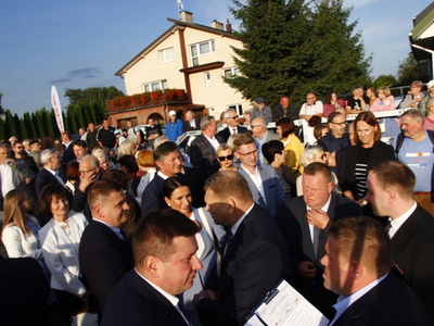 otwarcie tunelu w Gałkowie Dużym