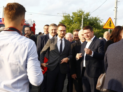 otwarcie tunelu w Gałkowie Dużym