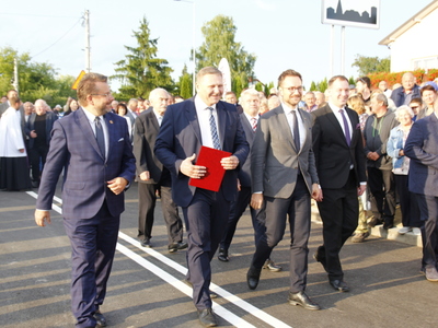 otwarcie tunelu w Gałkowie Dużym