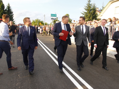 otwarcie tunelu w Gałkowie Dużym