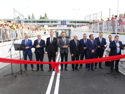 otwarcie tunelu w Gałkowie Dużym