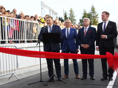 otwarcie tunelu w Gałkowie Dużym