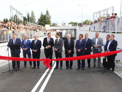 otwarcie tunelu w Gałkowie Dużym