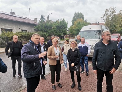 delegacja z Burmistrzem Koluszek