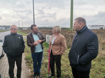 delegacja z Rumunii na terenie ŁSSE podstrefa Koluszki