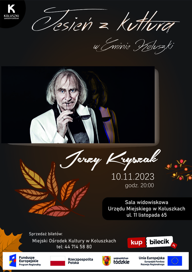 plakat wydarzenia . J. Kryszak