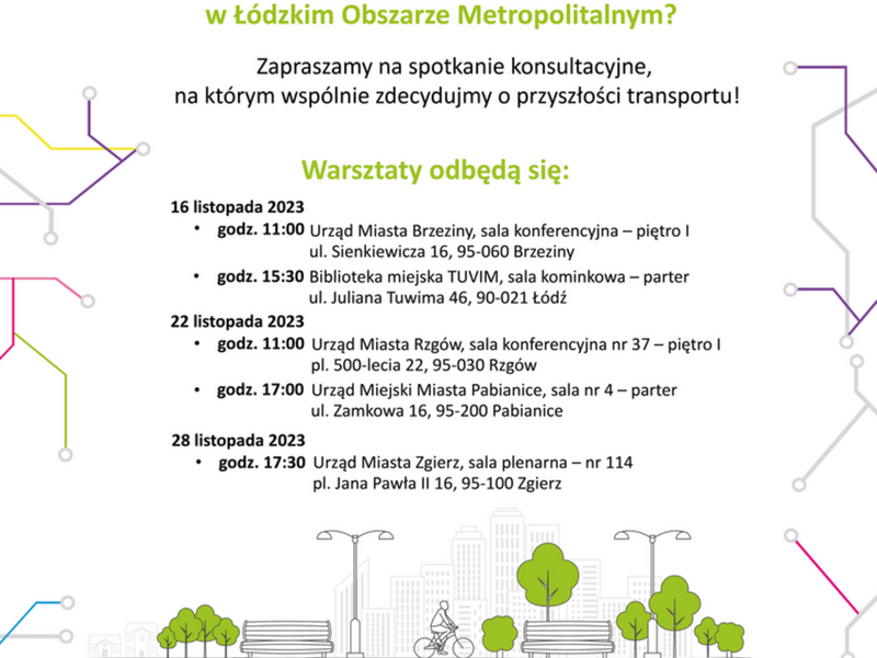 plakat konsultacji