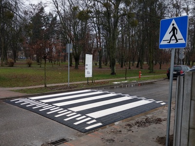 widok przejścia dla pieszych