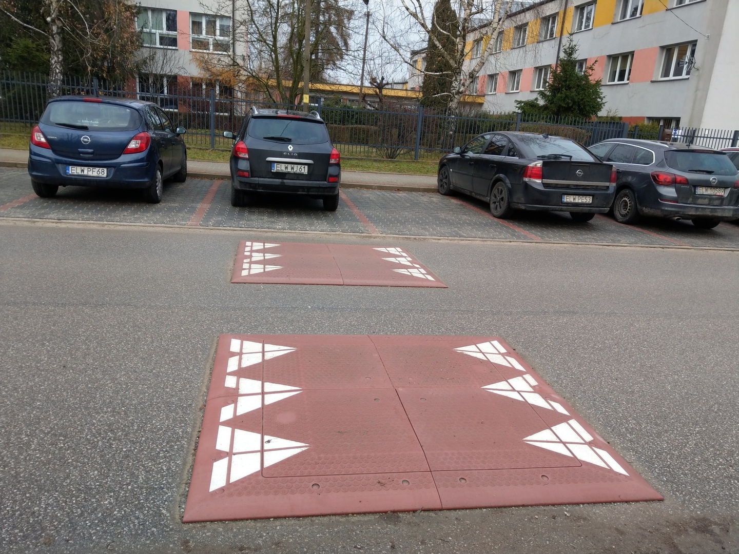 widok przejścia dla pieszych