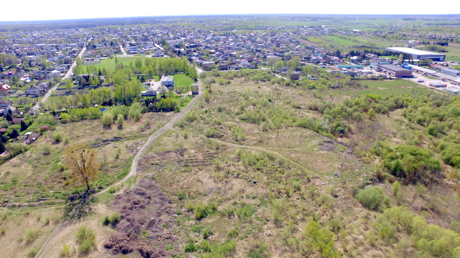 widok terenu tzw. cegielni