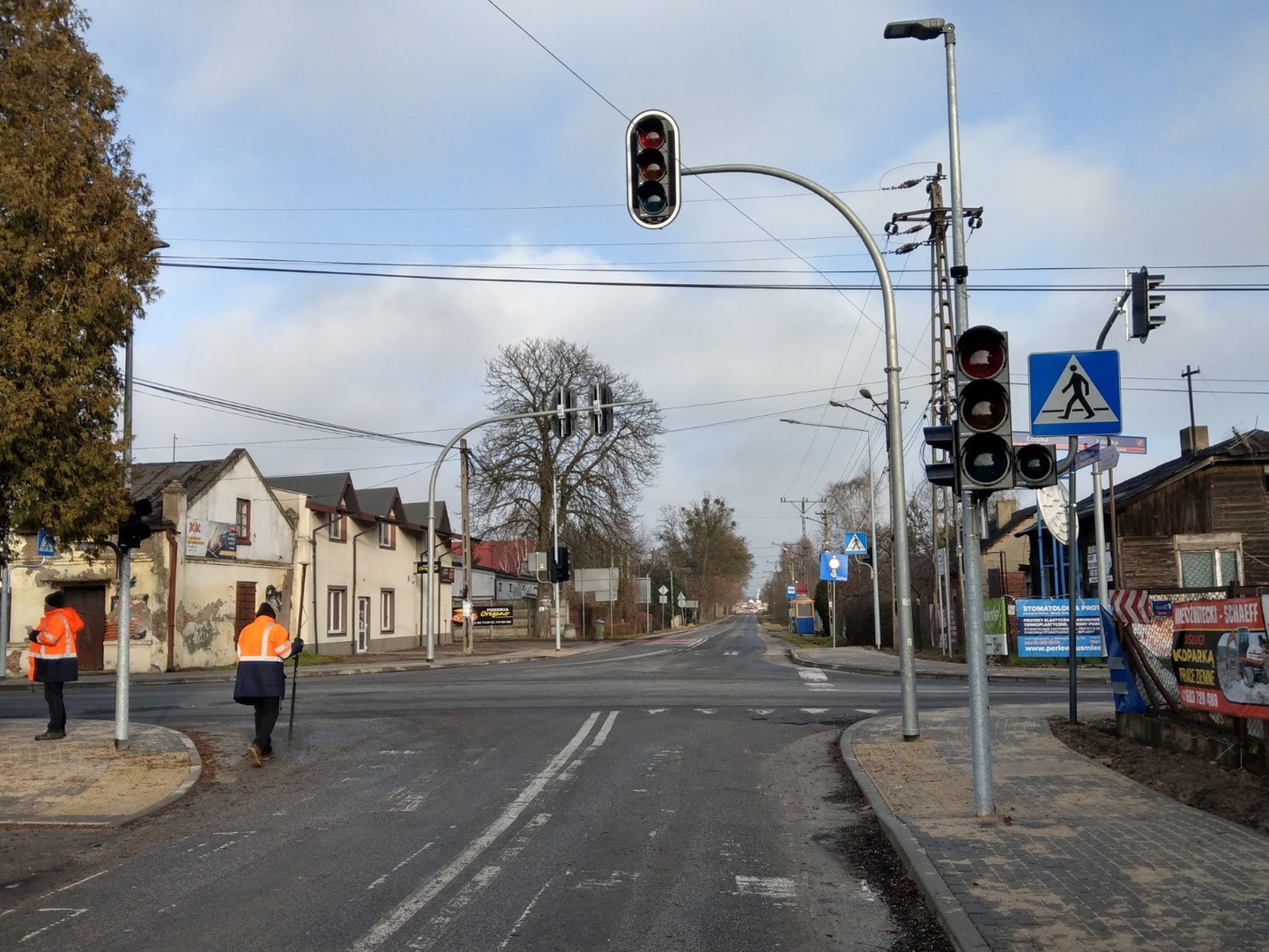 droga w Gałkowie Małym