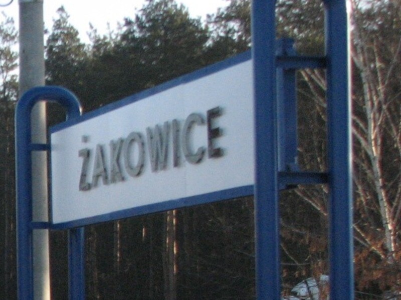Żakowice napis