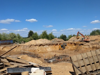 widok budowy