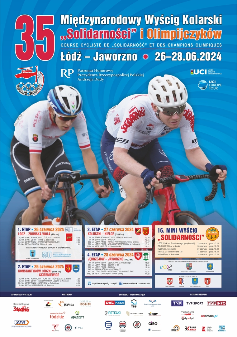 plakat wyścigu