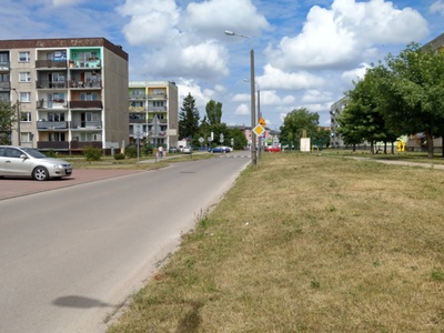 widok ulicy koluszki
