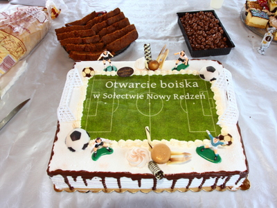 Otwarcie nowego boiska w Redzeniu