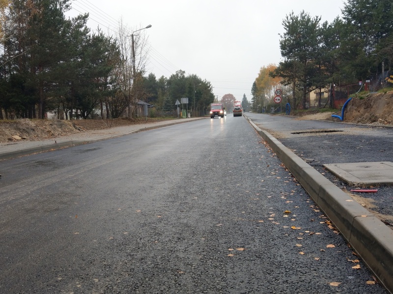 Pierwszy odcinek ul. Głównej już gotowy