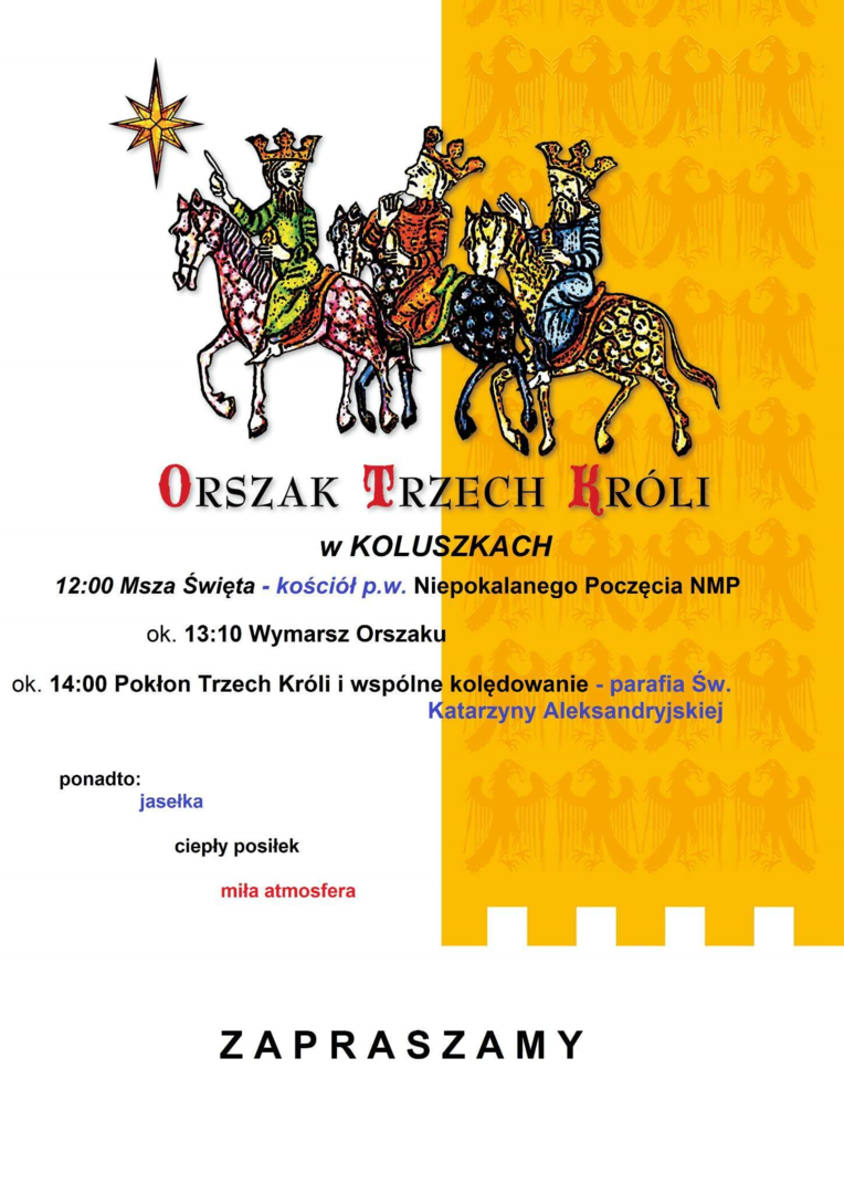 plakat Orszak Trzech Króli