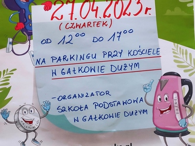 O Ziemie dbamy, elektroodpady zbieramy!